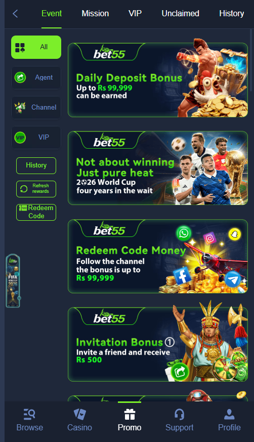 Bet55 Game