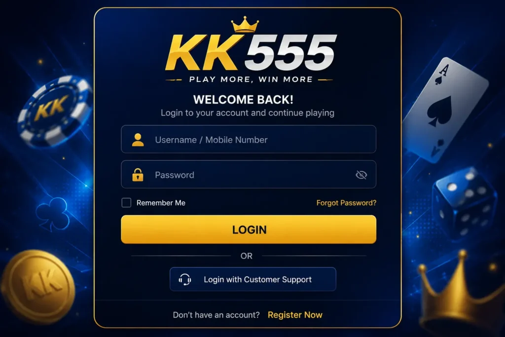 kk555 login